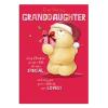 Amazing Granddaughter Forever Friends Christmas Card