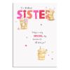 Brilliant Sister Forever Friends Birthday Card
