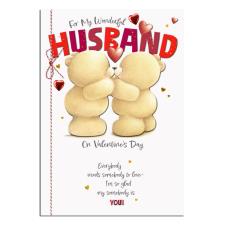 My Wonderful Husband Forever Friends Valentine&#39;s Day Card