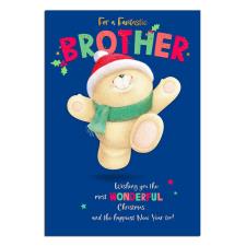 Fantastic Brother Forever Friends Christmas Card