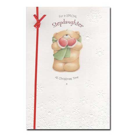 Stepdaughter Forever Friends Christmas Card 