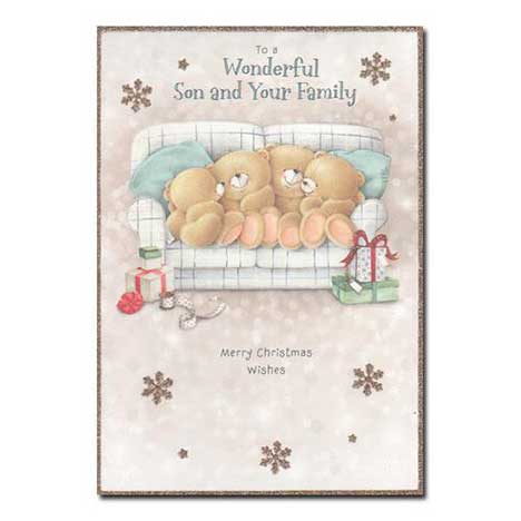 Son and Your Family Forever Friends Christmas Card 