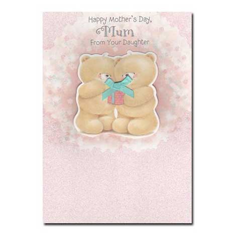 Mum from Your Daughter Forever Friends Mothers Day Card 
