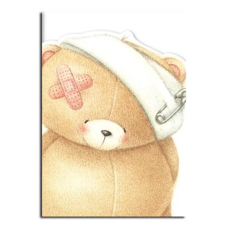Teddy bear Forever Friends Animation, get well soon, animals