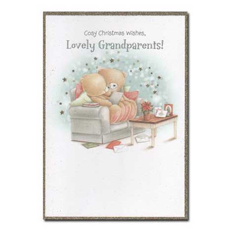 Lovely Grandparents Forever Friends Christmas Card 