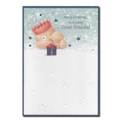 Great Grandad Forever Friends Christmas Card 