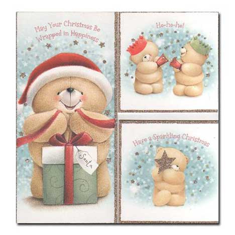 18 Forever Friends Christmas Cards Pack 