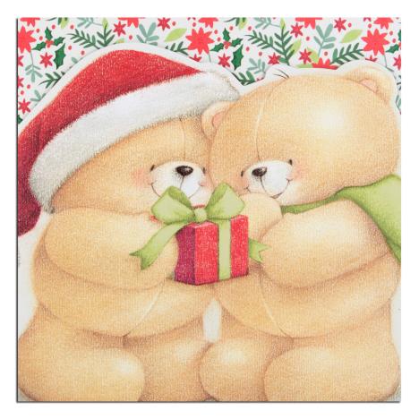 Christmas Couple Forever Friends Christmas Card 