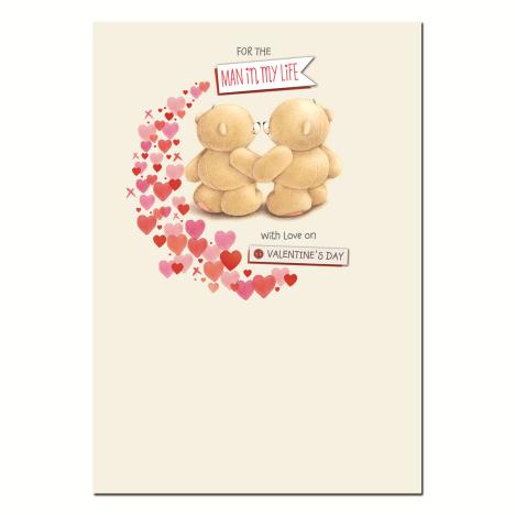 Man In My Life Forever Friends Valentines Day Card 