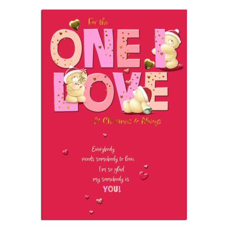 For The One I Love Forever Friends Christmas Card 