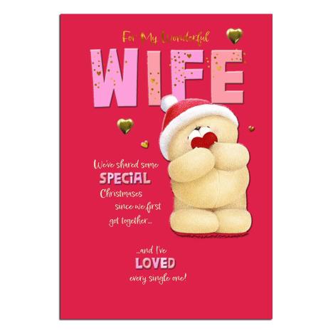 Wonderful Wife Forever Friends Christmas Card 