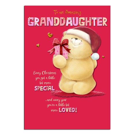 Amazing Granddaughter Forever Friends Christmas Card 