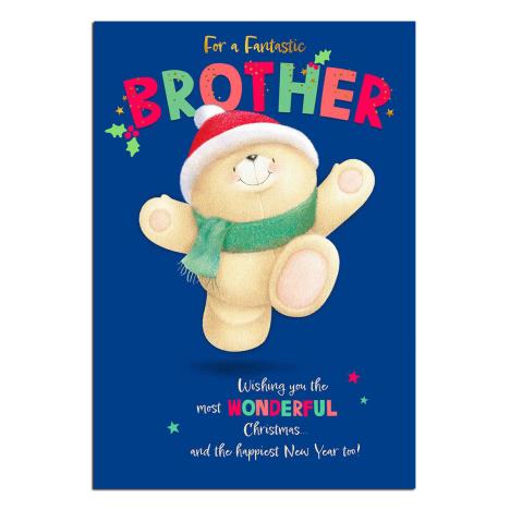 Fantastic Brother Forever Friends Christmas Card 
